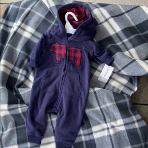 Carter’s Little Plaid Bear Hooded Onepiece (with cute lil ears)